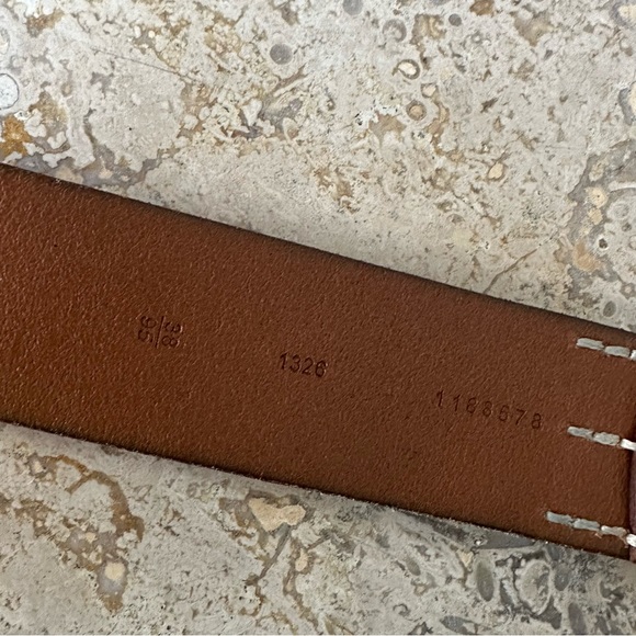 Polo Ralph Lauren Men’s Double Prong Buckle Leather Belt - Picture 8 of 8